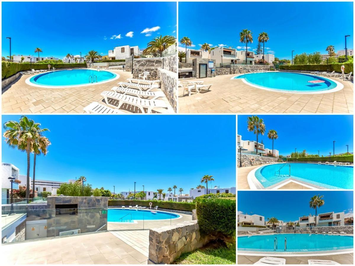 Apartment Near Playa De Las Americas With Wifi And Pool, Tenerife Sur Bagian luar foto